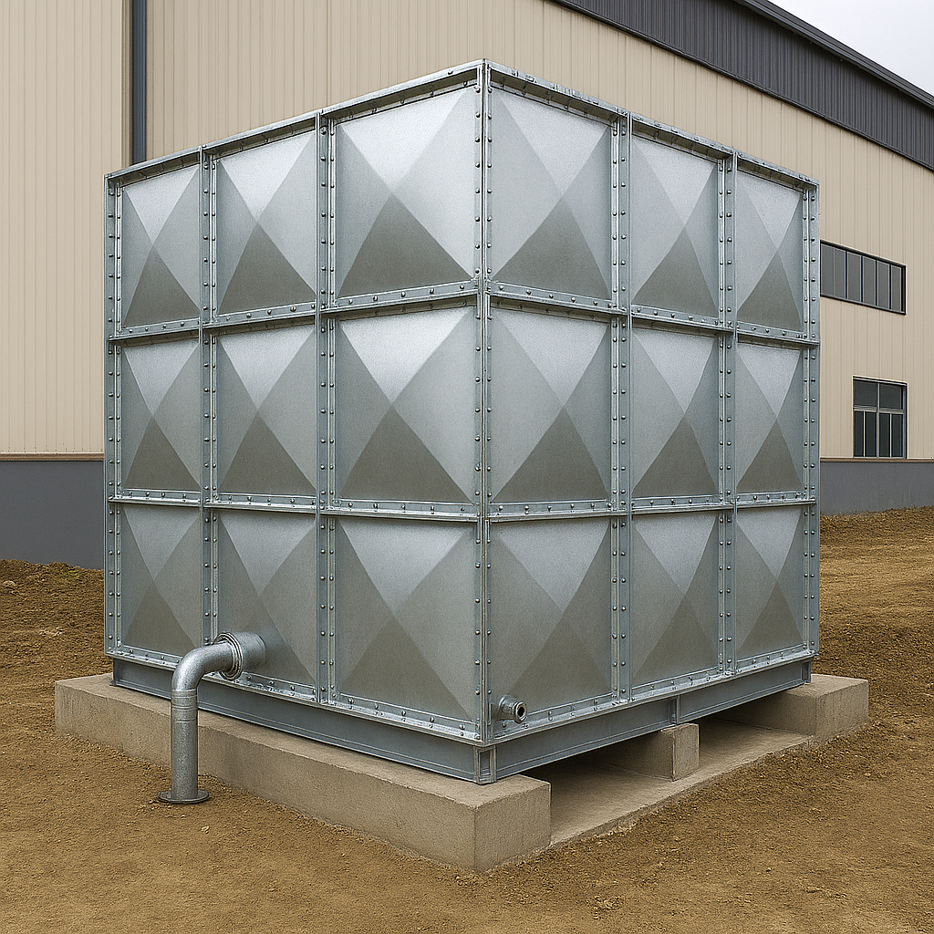 Endüstriyel Ortamda Modüler Su Deposu